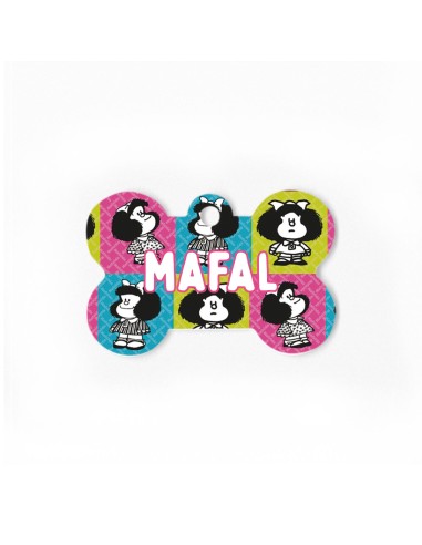 Chapa para perros diseño Mafalda